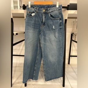 PREMIUM VINTAGE Pull&Bear Wide, cropped jeans for sale, size 36